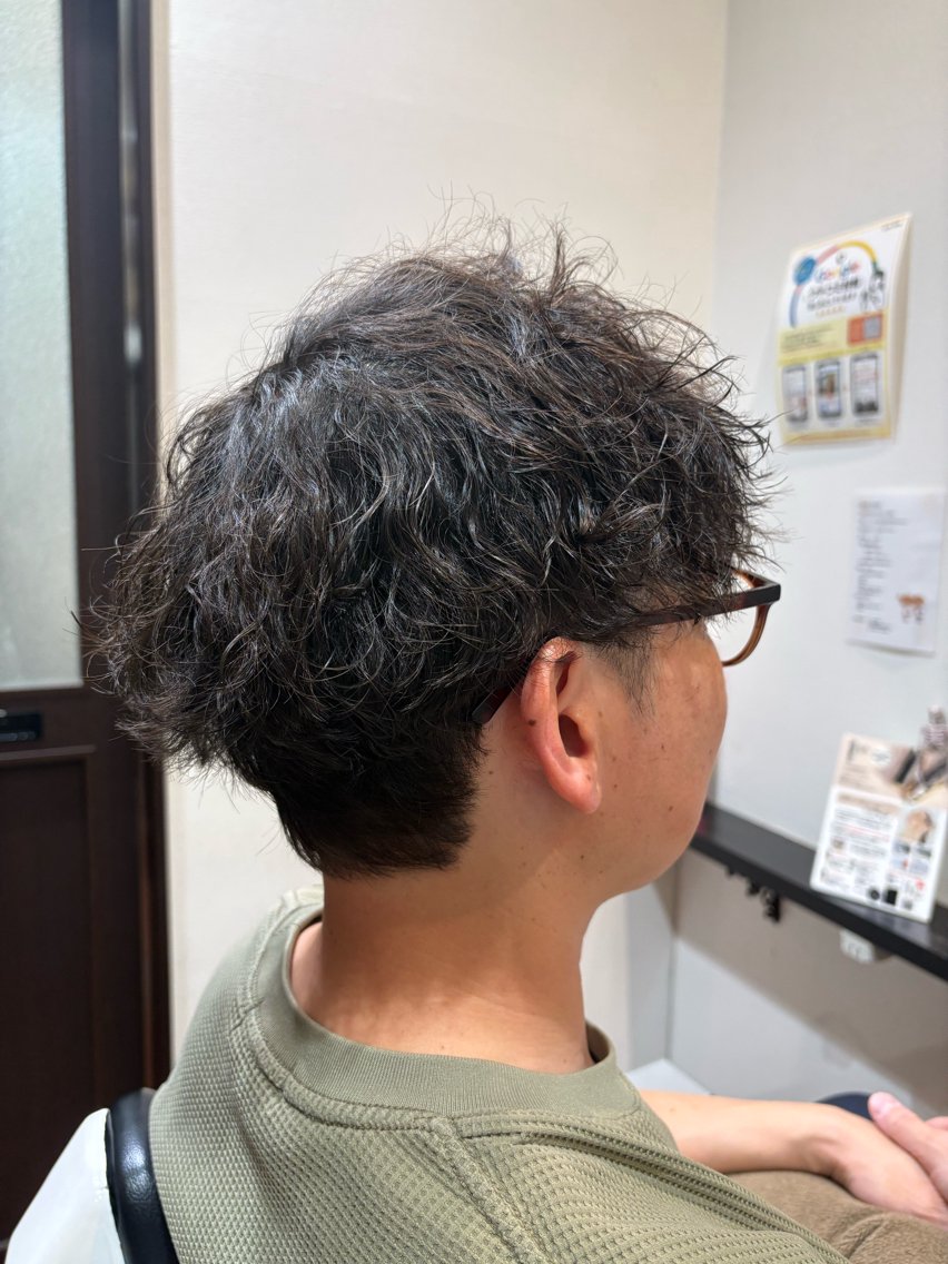 メンズ メンズパーマ カット パーマ 💜堀 有紀💜のヘアスタイル