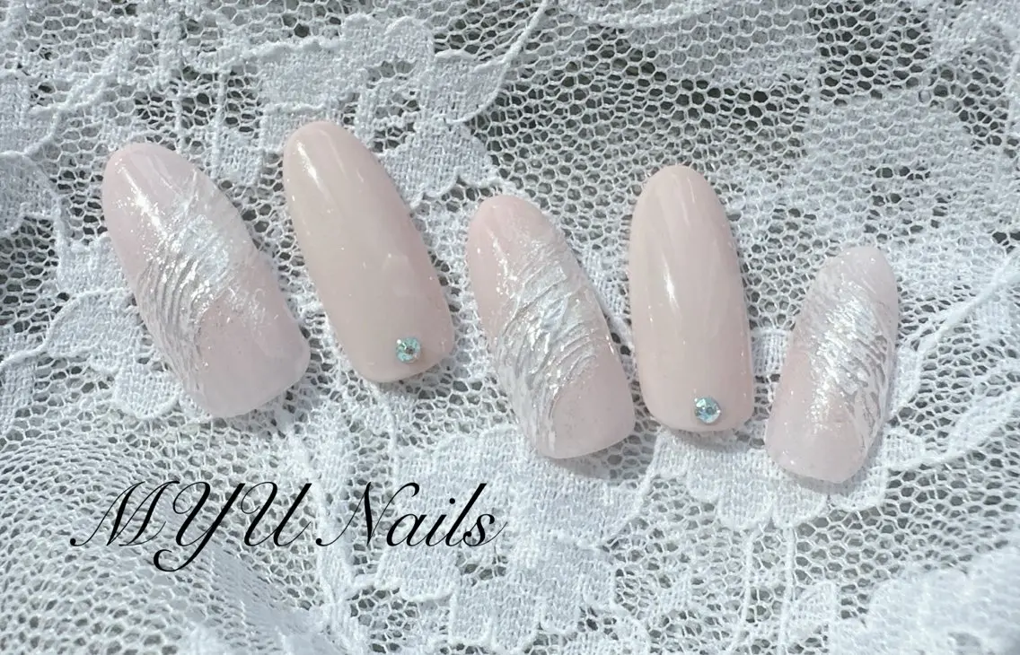 ネイル アートネイル ジェルネイル ミラーネイル 持ち込み ニュアンスネイル ニュアンスネイル🌈 MYU Nailsのネイルデザイン