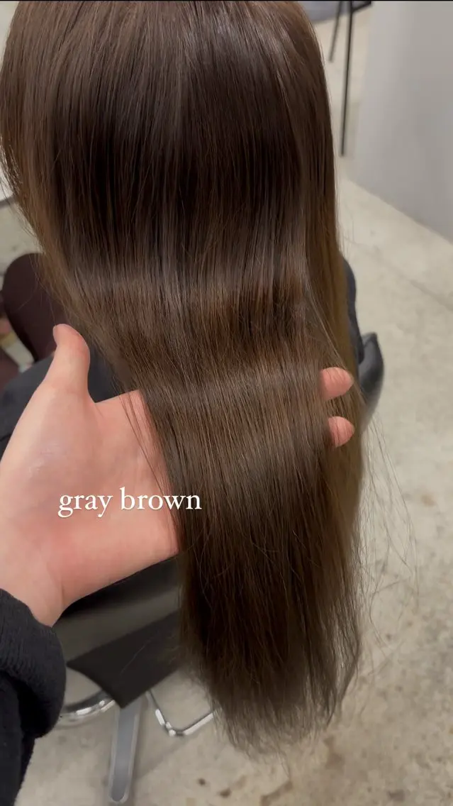 セミロング カラー ベージュカラー ブリーチ ブラウンカラー ケアブリーチ カシス カット ヘアカラー トリートメント 🎀韓国ヘア× 透明感カラー🎀正源のヘアスタイル