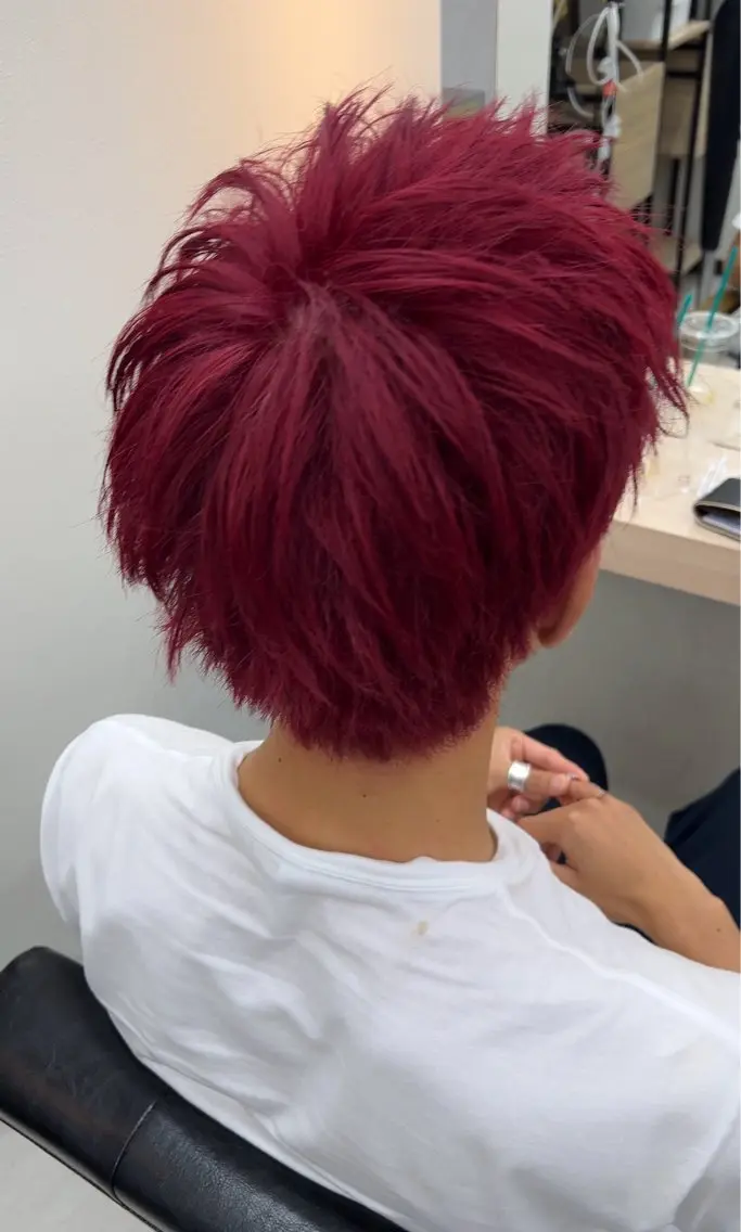 ショート カラー メンズ GRAN LUSSO 【MIHARU】のヘアスタイル