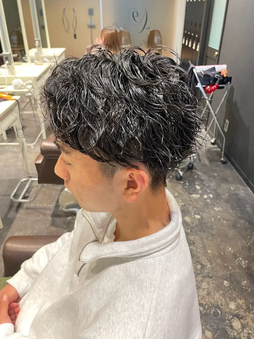 パーマ メンズ メンズパーマ ツイストスパイラルパーマ スパイラルパーマ カット パーマ 💈メンズ職人 ルキト💈のヘアスタイル
