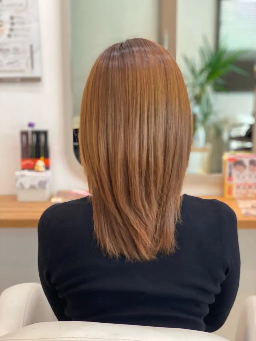 セミロング 石川 彩のヘアスタイル