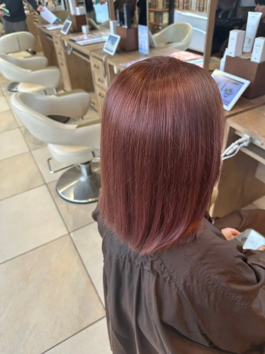 ミディアム カラー ヘアカラー EARTH 市ヶ谷店 / 松井のヘアスタイル