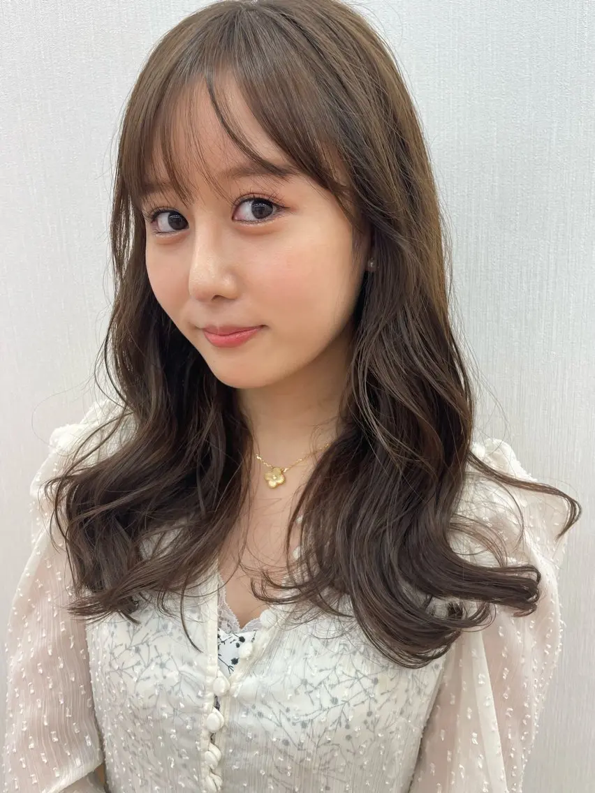 🐳前髪カット🐬✨前髪から顔周りもかわいく♡女の子らしい可愛いStyleに《前髪/韓国ヘア/韓国前髪/レイヤー》の写真