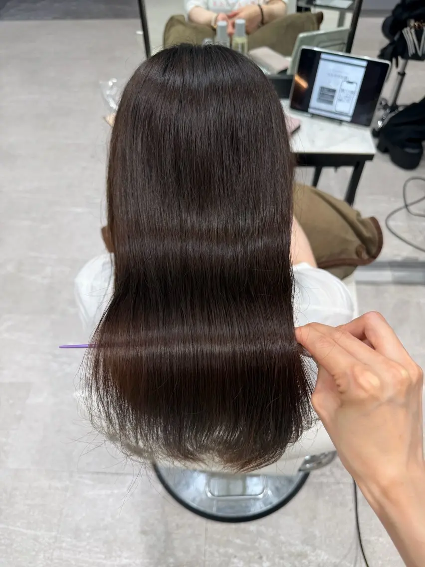 ロング トリートメント 暗髪・艶髪カラー/ 本厚木/yuukaのヘアスタイル