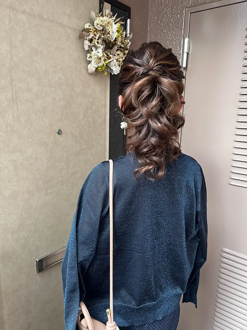セミロング ヘアメイク MEGUのヘアスタイル