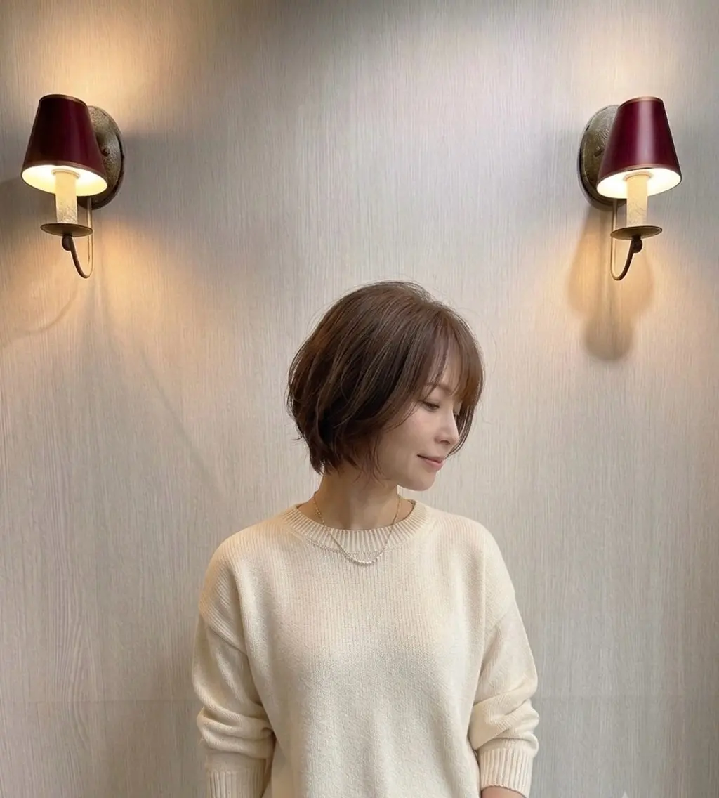 ショート 髪質改善 ショートヘア カット ヘアカラー 髪質改善/レイヤー /河崎のヘアスタイル