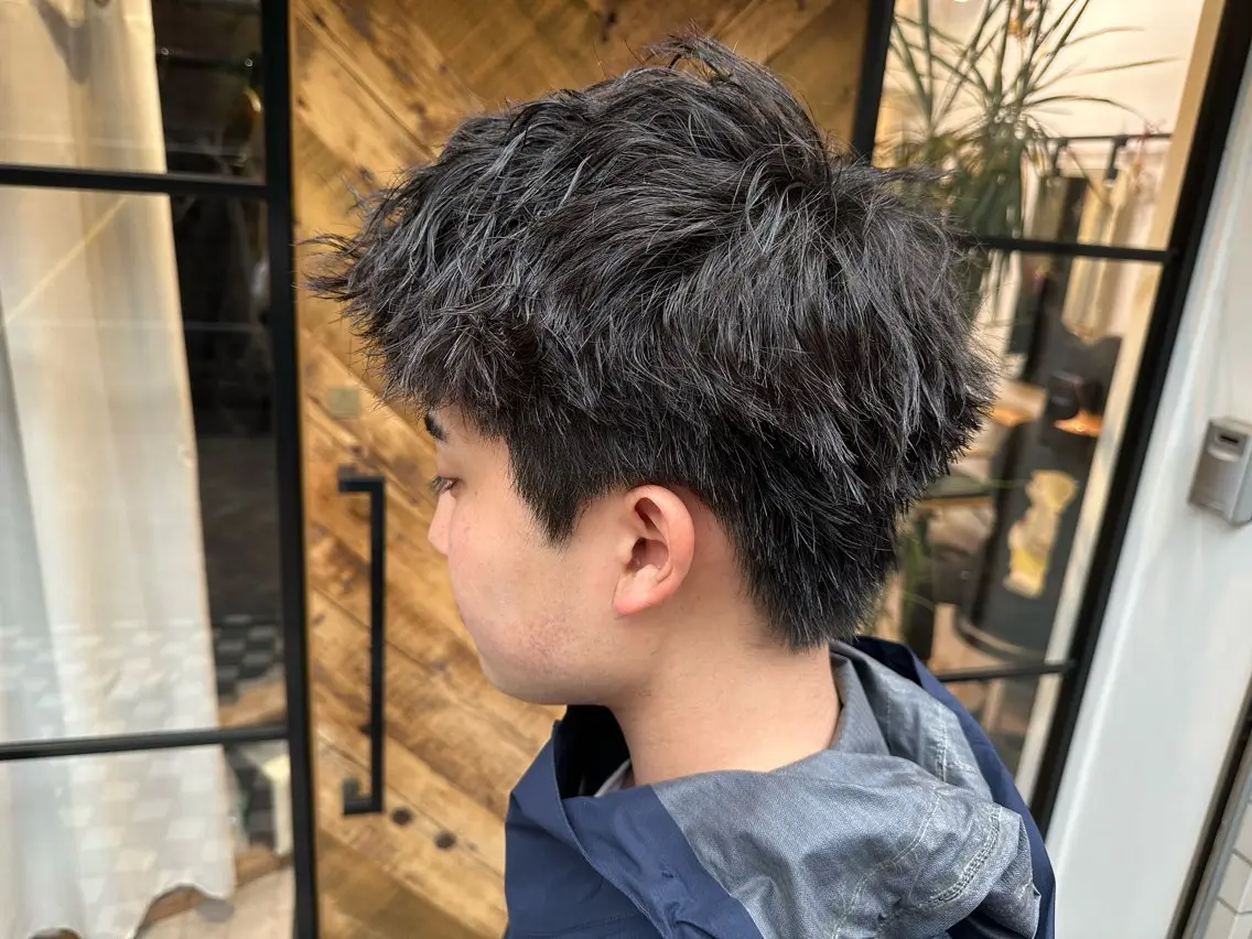 ショート メンズ フェードカット メンズパーマ カット パーマ 【gemini店長】 メンズ特化中野稜平のヘアスタイル