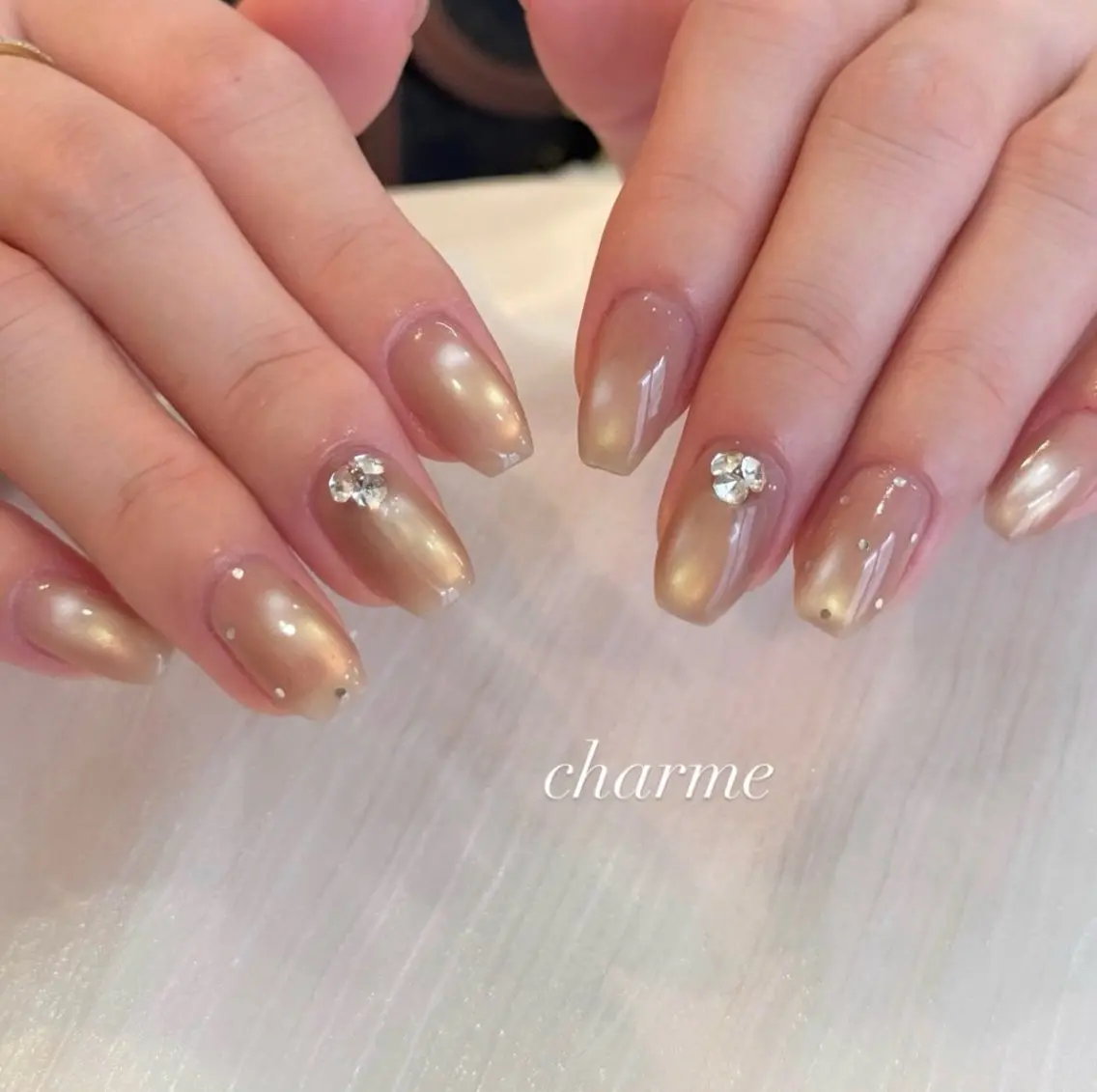 ネイル ハンドネイル charme Jr.nailistのネイルデザイン