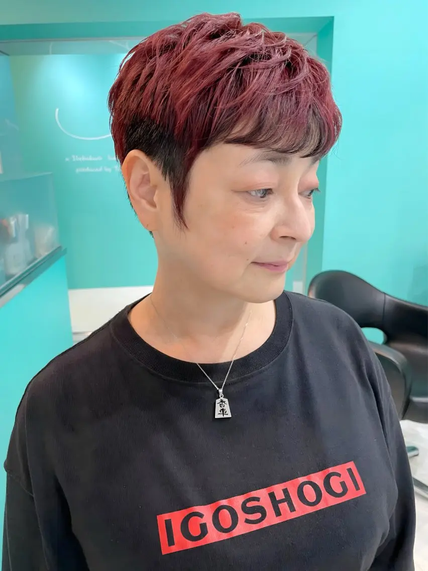 ショート カラー ブリーチ デザインカラー ダブルカラー 🫧ショート/ボブ 池袋西口・泡渕✂️のヘアスタイル