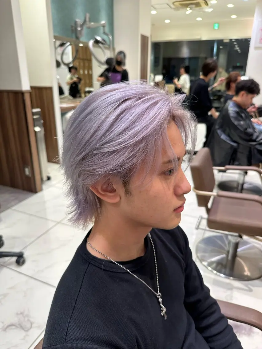 カラー メンズ メンズブリーチ ブリーチ カット ヘアカラー メンズカット/カラー 💠進藤龍之介のヘアスタイル