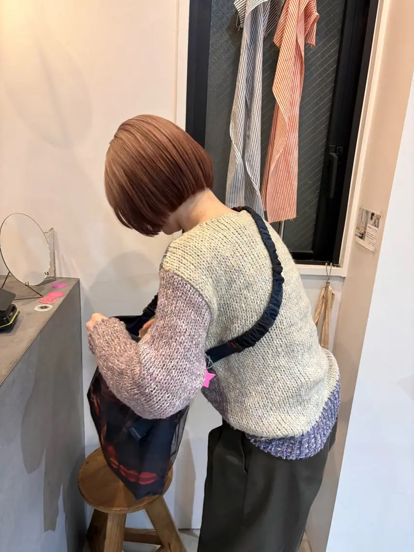 ショート ヘアカラー miyabi🌙 大阪／梅田艶カラーのヘアスタイル