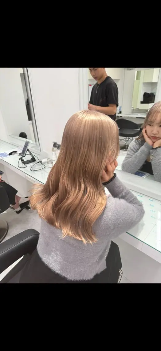 ロング カラー 💖ミルクティー💖 あかり💖のヘアスタイル