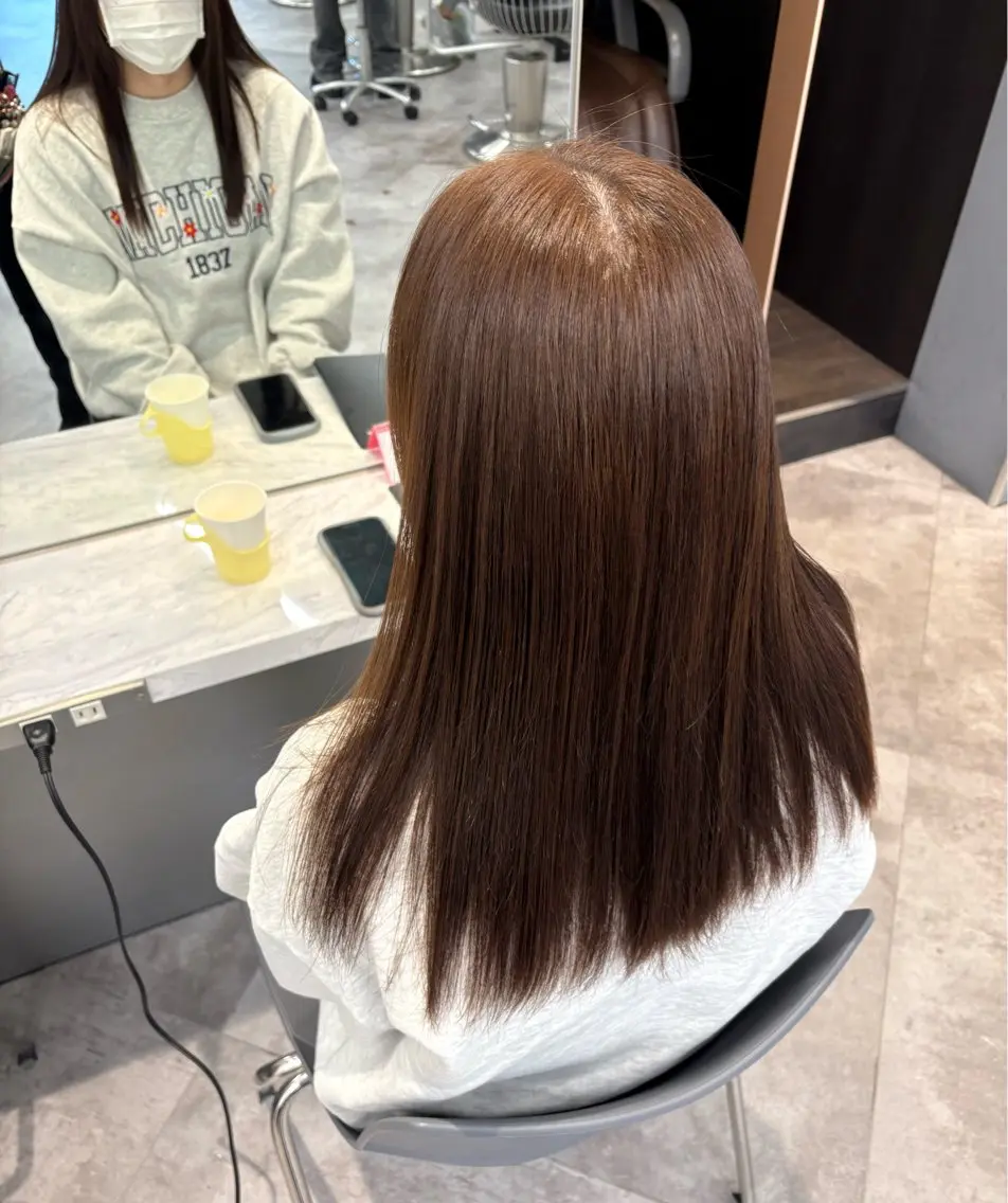髪質改善カラー🫧の写真