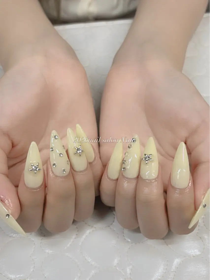 ネイル 長さ出し ロングネイル nailsalon Natuのネイルデザイン