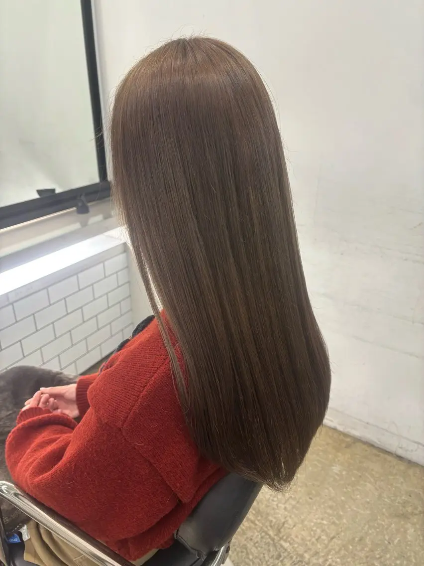 カラー ベージュカラー ブリーチ ブラウンカラー ブラウンベージュ 透明感カラー ヘアカラー 店長/YUTO ベージュの透明感得意のヘアスタイル