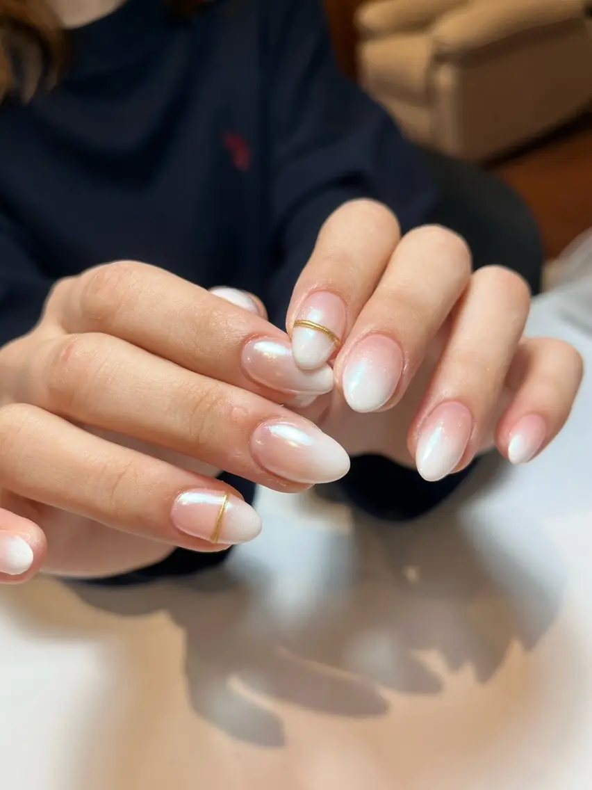 ネイル オーロラネイル ハンドネイル ballie／小野原 なつみのネイルデザイン