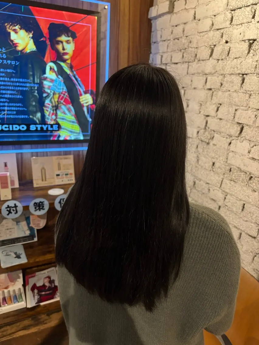 縮毛矯正の写真