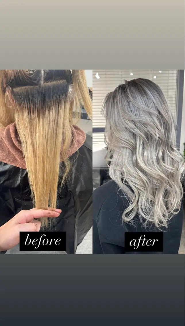 ミディアム カット ヘアカラー トリートメント バレイヤージュ ボブ🌈ナツヤのヘアスタイル