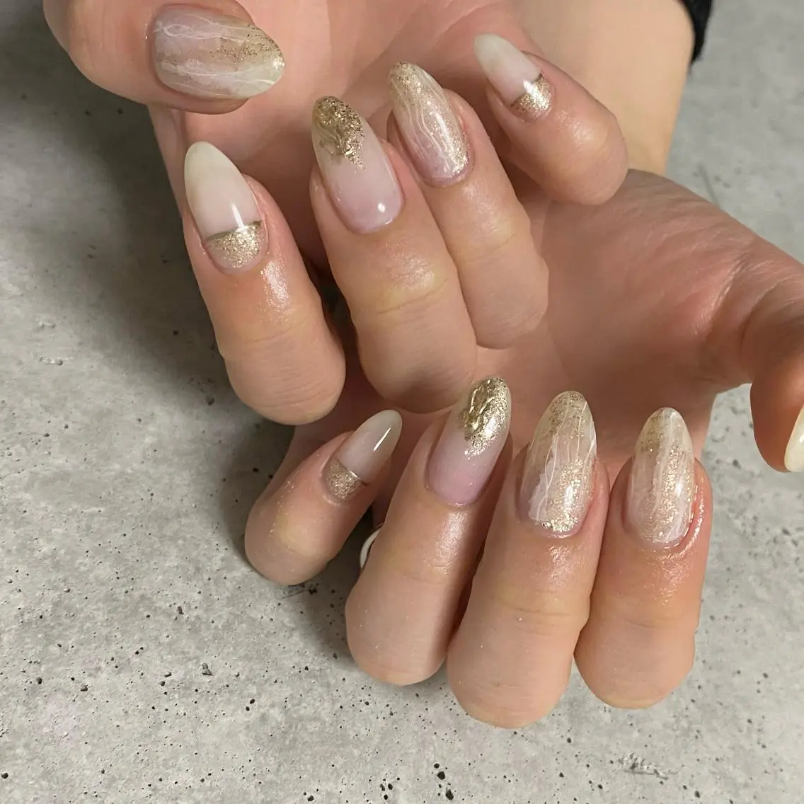 ネイル Ray. ／綺麗目ニュアンスのネイルデザイン