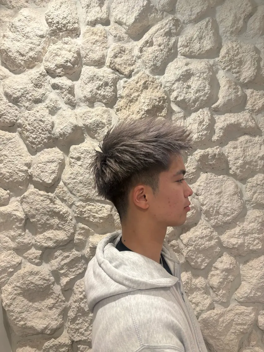 カラー シルバー 大船/レイヤーカット Kananiのヘアスタイル