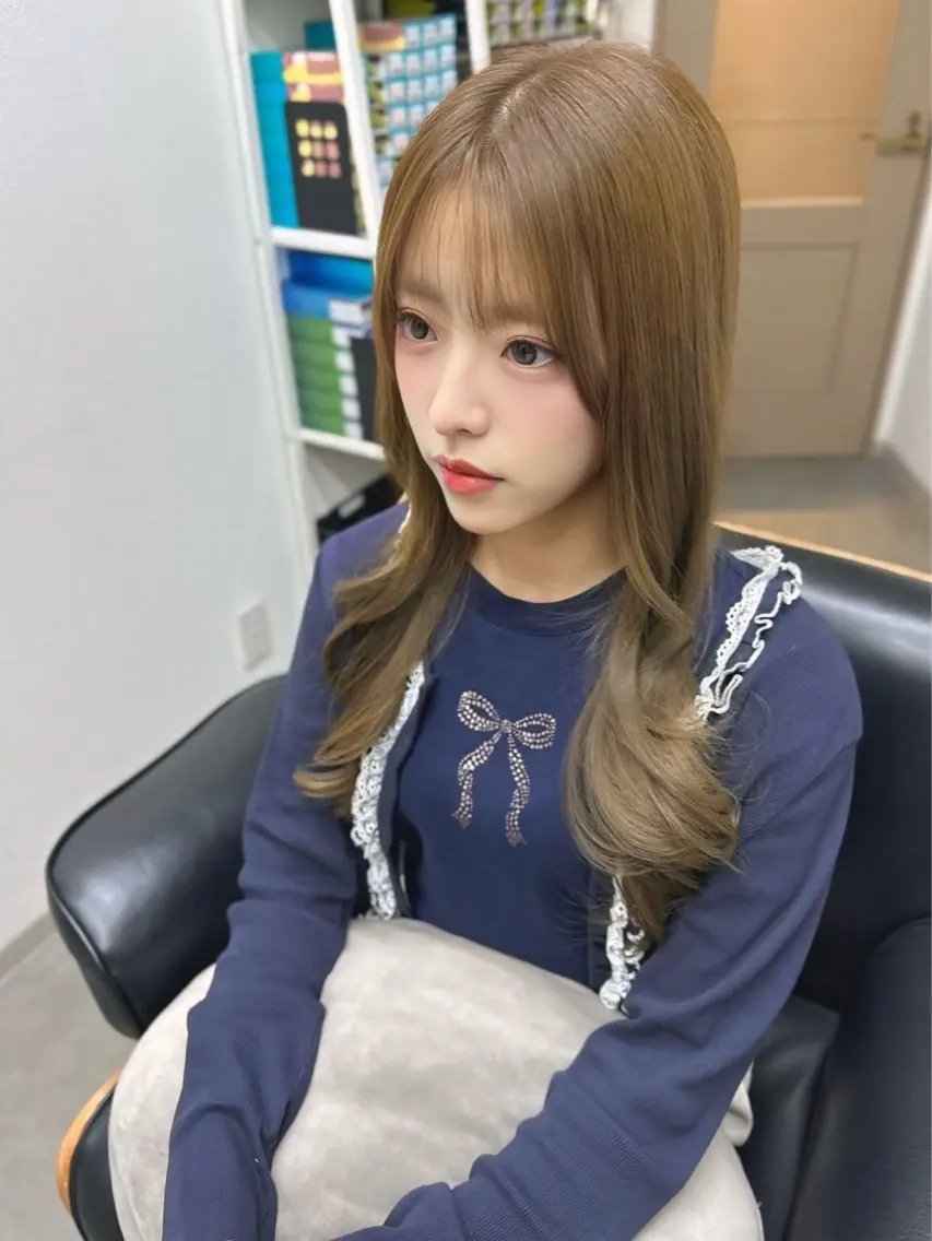 ロング カラー アディクシーカラー イルミナカラー クオルシアカラー 髪質改善 韓国風ヘア カット ヘアカラー トリートメント 艶髪改善師/高橋潤 /縮毛矯正のヘアスタイル