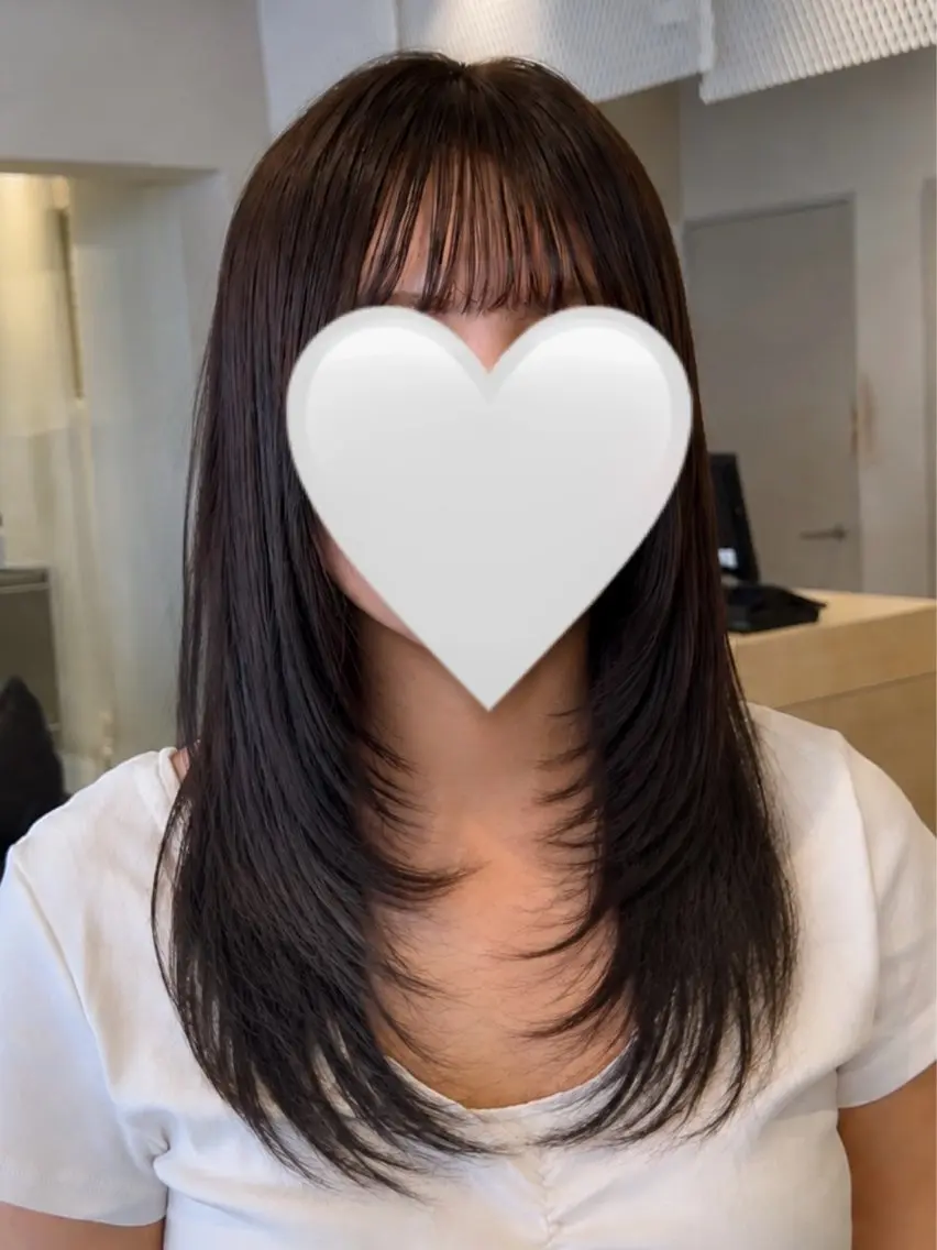 レイヤーカットの写真