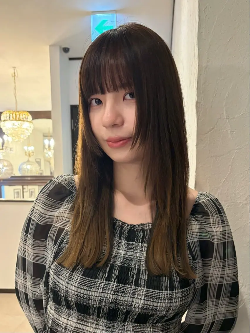 ロング カット ヘアカラー トリートメント ♡ナナコ♡ レイヤー /ブリーチ/艶髪のヘアスタイル