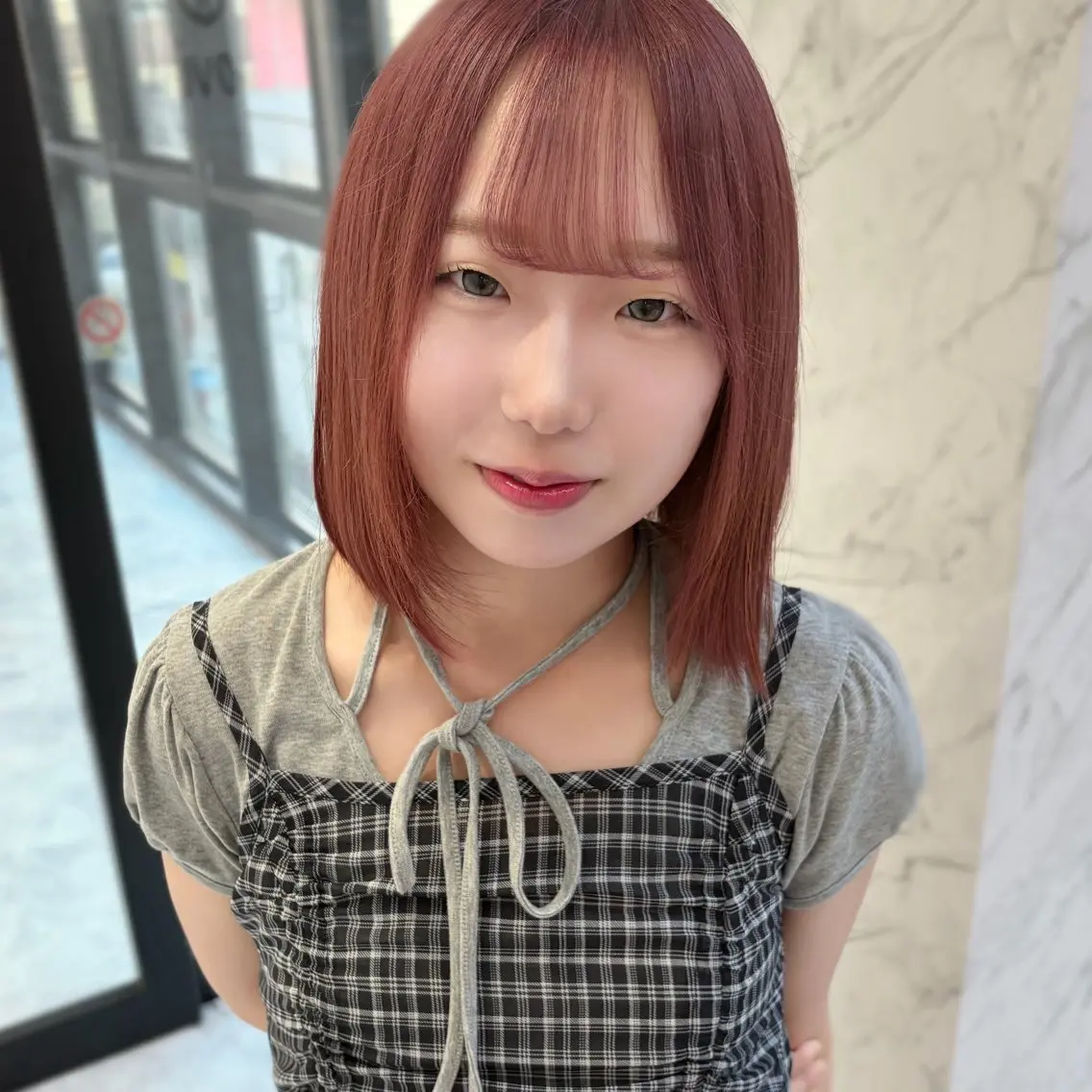 ショート カラー 浦和韓国モデル 募集中🪽Rinのヘアスタイル