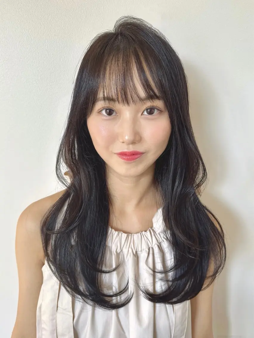 ロング 髪質改善 似合わせカット トリートメント カット トリートメント 縮毛矯正特化 k-two土田陸登のヘアスタイル