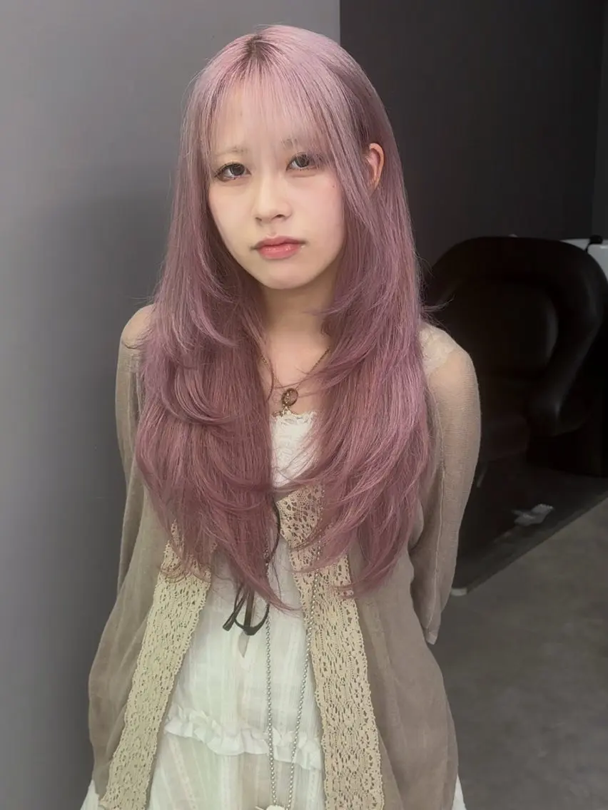 ロング カラー ヘアカラー デザインカラー /rioのヘアスタイル