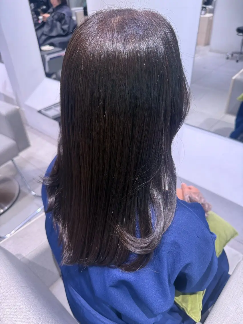 セミロング カラーモデル募集中 ️🩵小林沙瑛のヘアスタイル