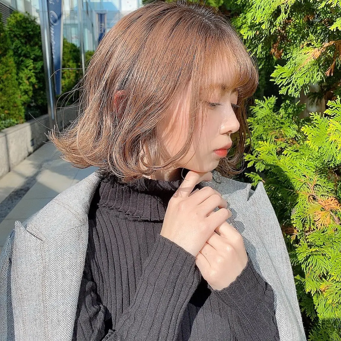 セミロング カラー TELA HAIR 石岡♡aikaのヘアスタイル
