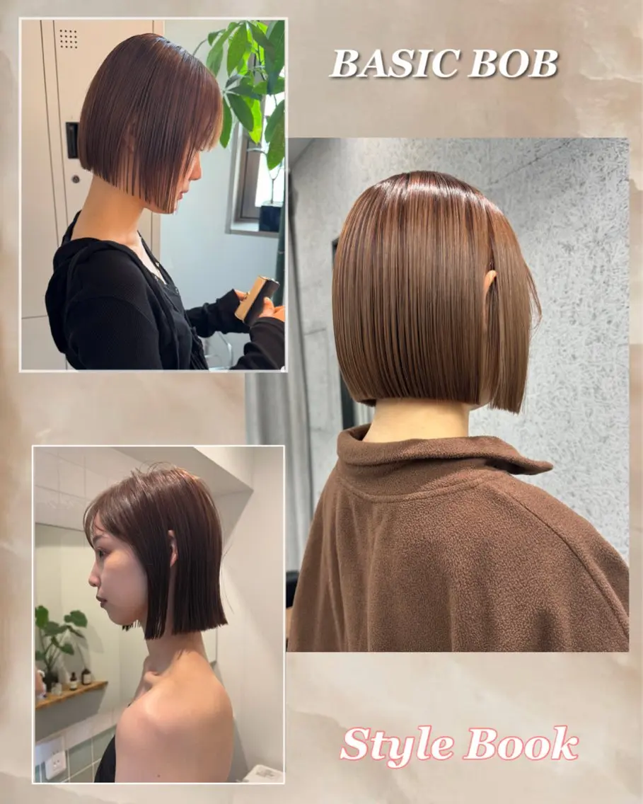 ショート カット ヘアカラー トリートメント ボブ/レイヤーカット 縮毛矯正/コウキ新宿のヘアスタイル