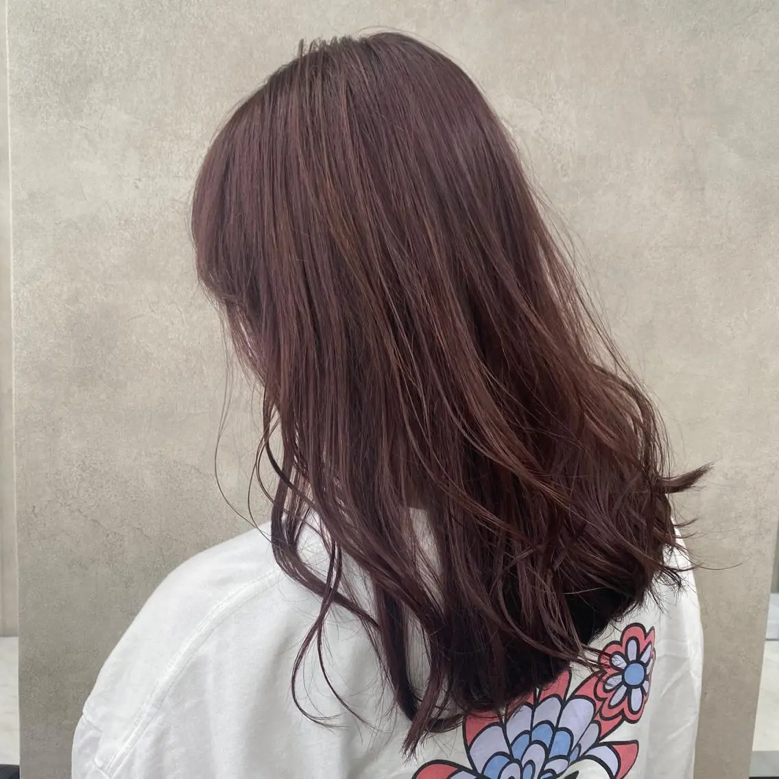 セミロング 韓国風ベージュ🤎 赤みなし🌿横浜🤎のヘアスタイル