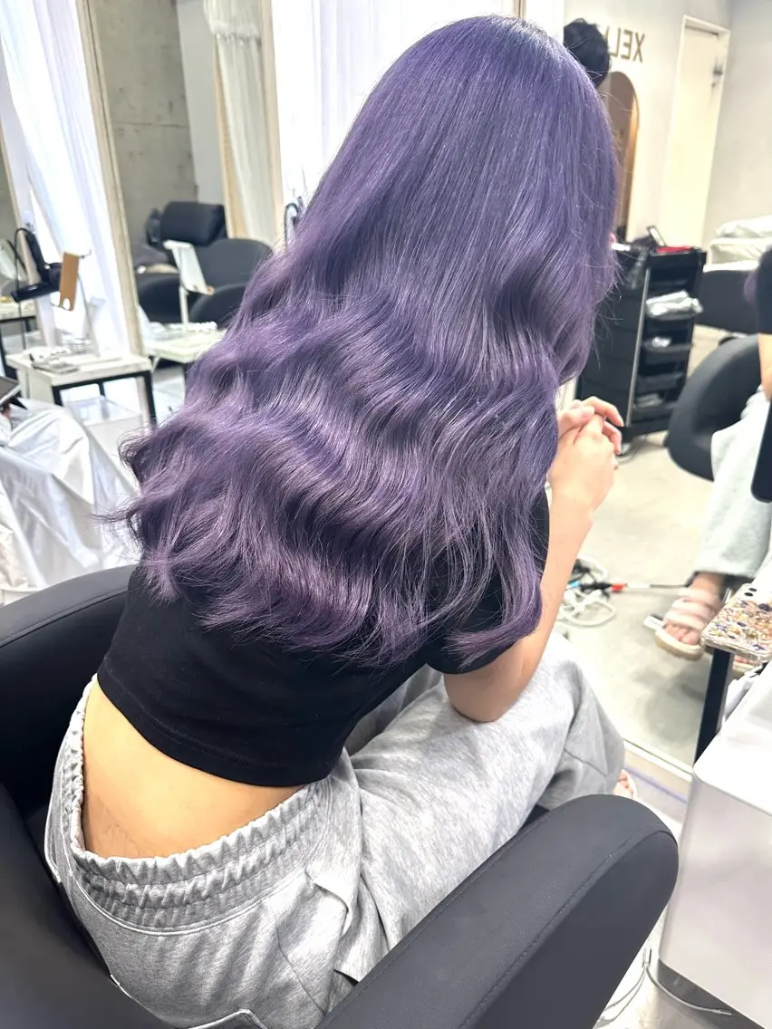 「minimo限定」ケアブリーチ+ケアカラー+ハホニコトリートメントの写真