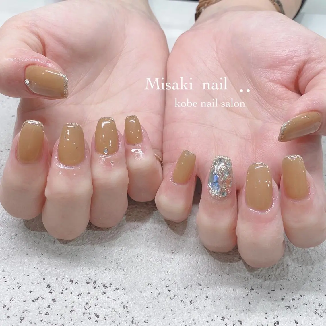 ネイル 韓国ネイル ワンホンネイル ハンドネイル nailsalon miinailsのネイルデザイン