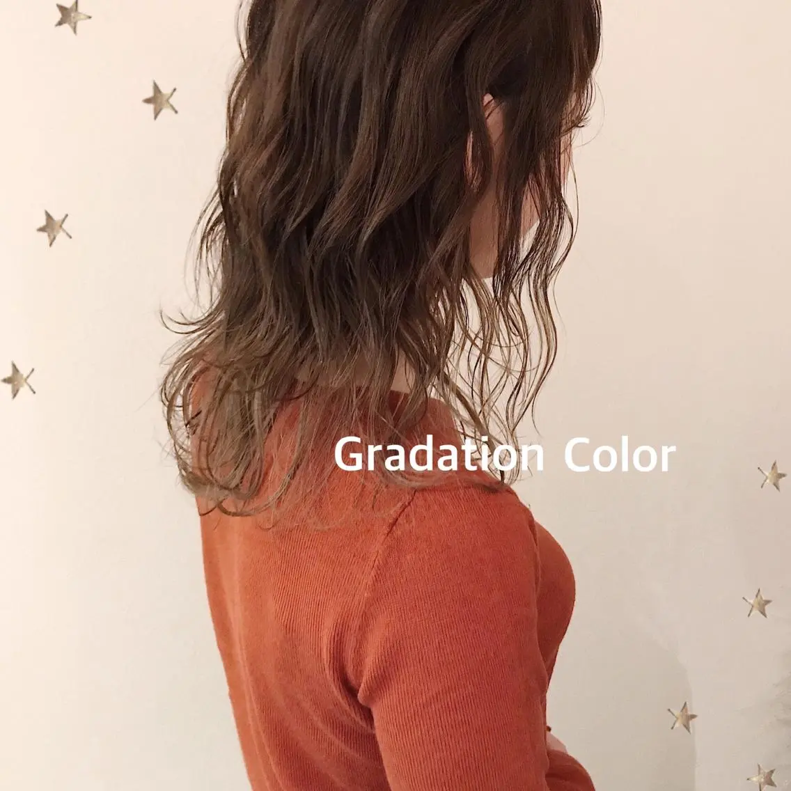 セミロング カラー カット ヘアカラー 市川 千夏のヘアスタイル