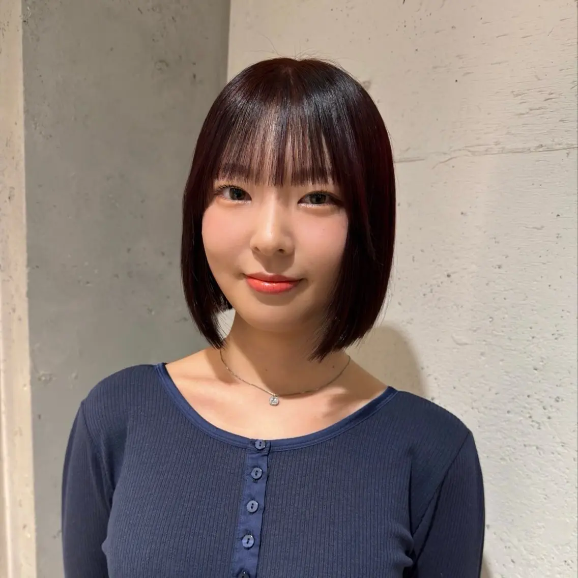 ショート カラー レッドカラー はなか こうすけのヘアスタイル