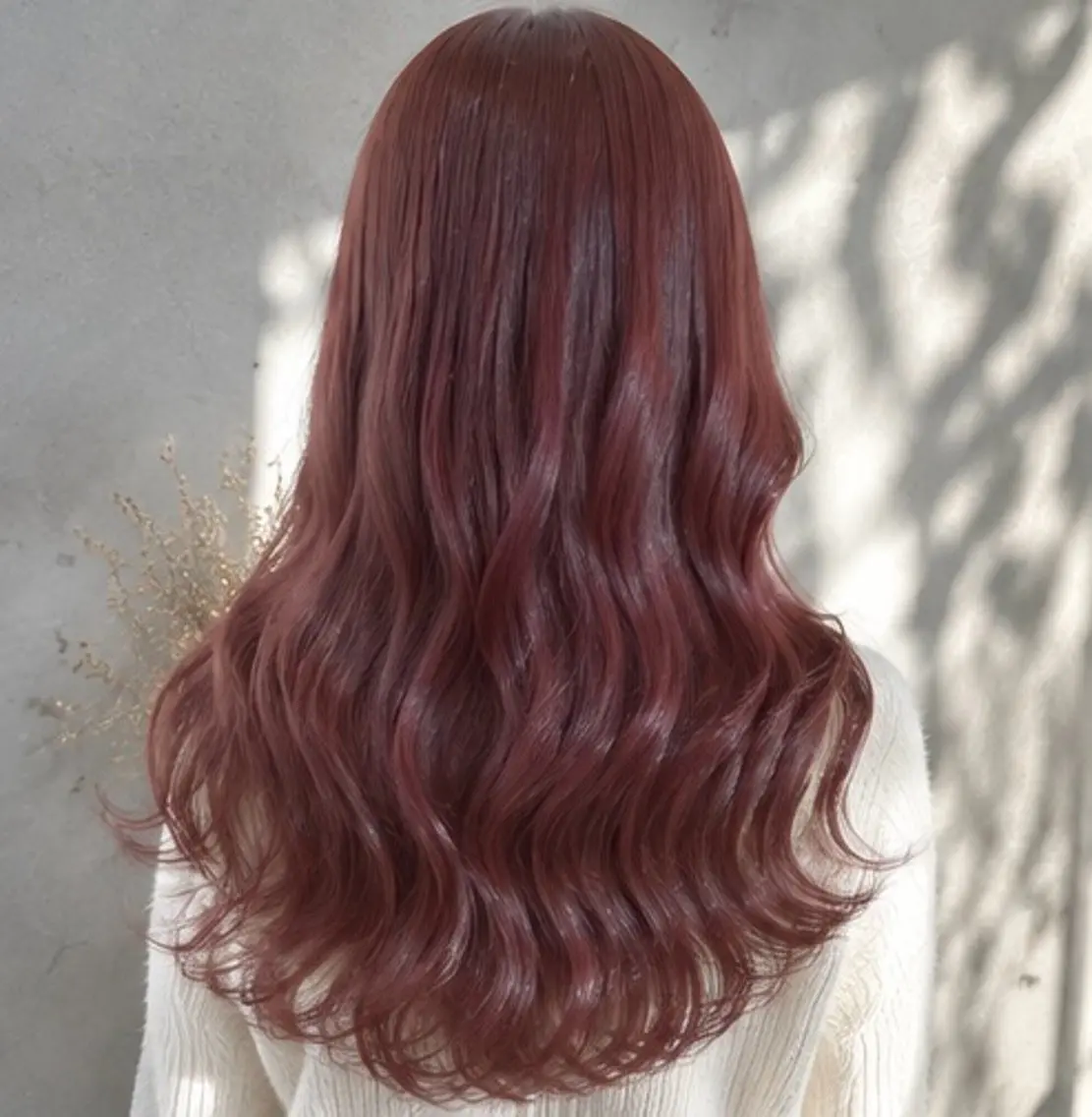 ロング カラー ヘアカラー 🍒モテ暖色カラー × うる艶✧ ゆなのヘアスタイル