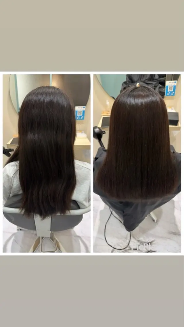 ロング カット 縮毛矯正 トリートメント 丹野 圭太のヘアスタイル