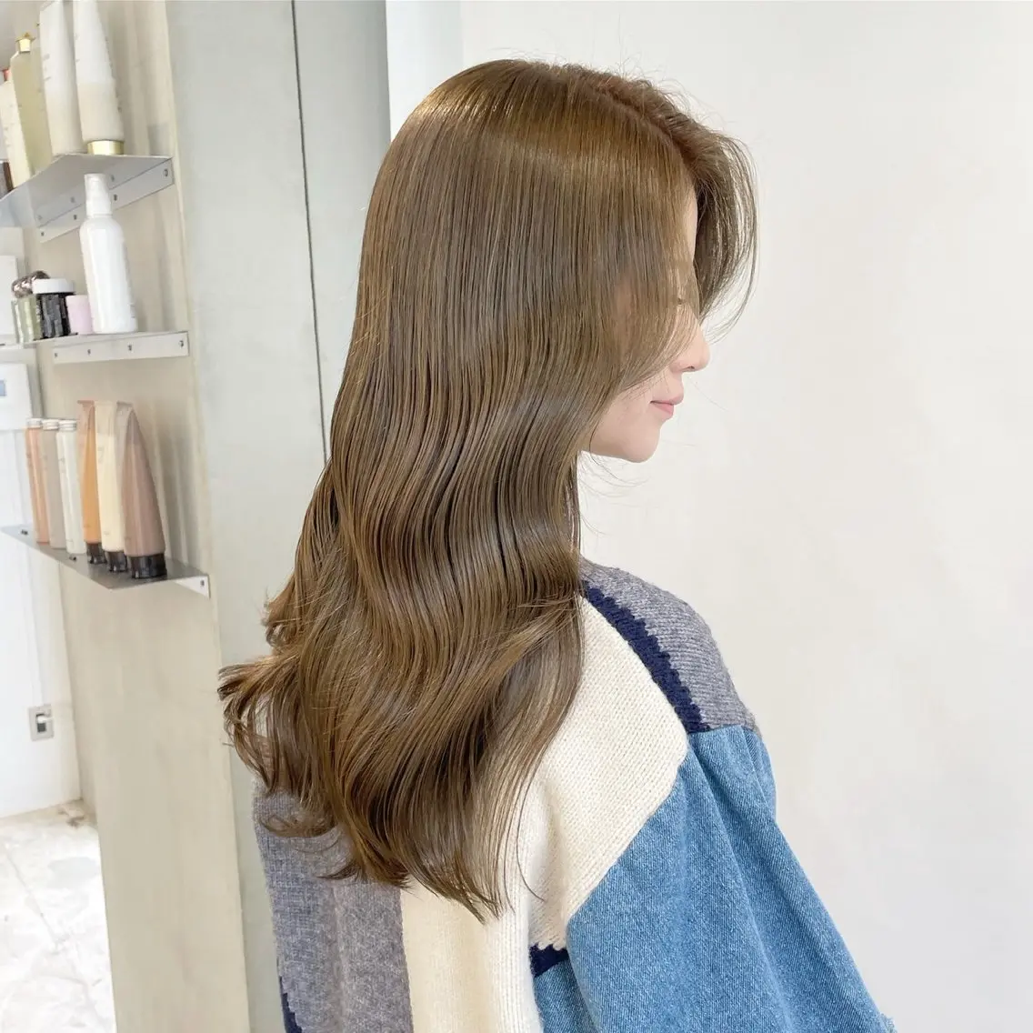 ミディアム ヘアカラー 小池 翔のヘアスタイル