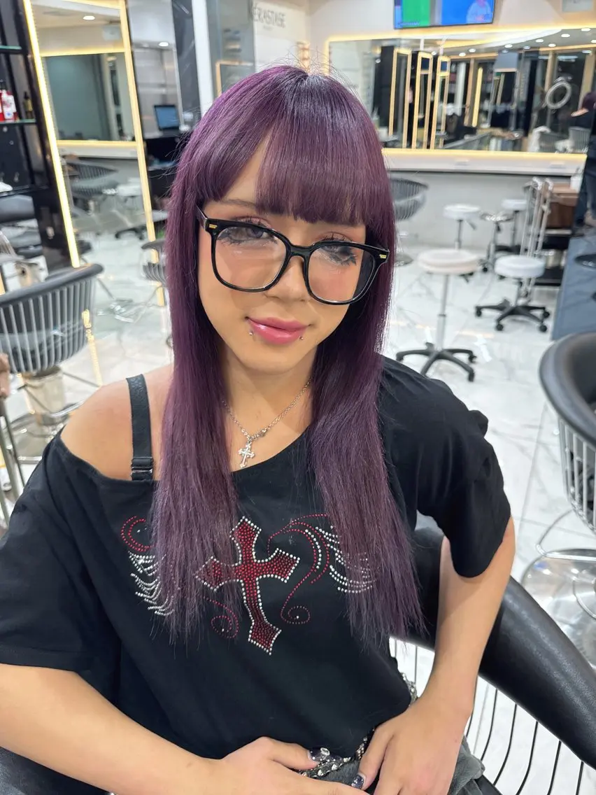 ロング カラー Lapis渋谷本店 Rikoのヘアスタイル