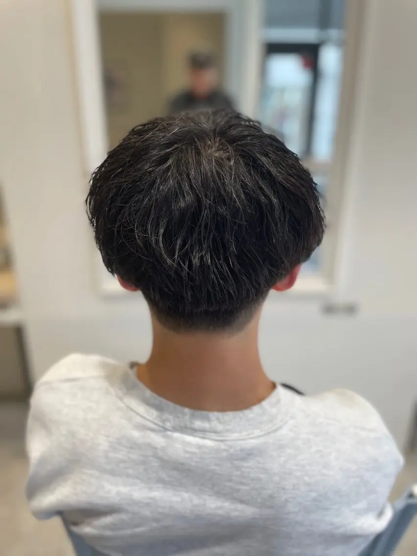 ショート パーマ メンズ カット パーマ メンズパーマ/カット / 古川 諒のヘアスタイル