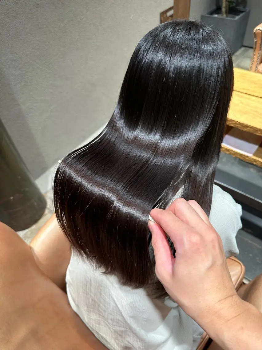 美髪縮毛矯正＋カット＋トリートメント🌈髪質改善トリートメントつき！必ず詳細情報を確認してください🙇の写真