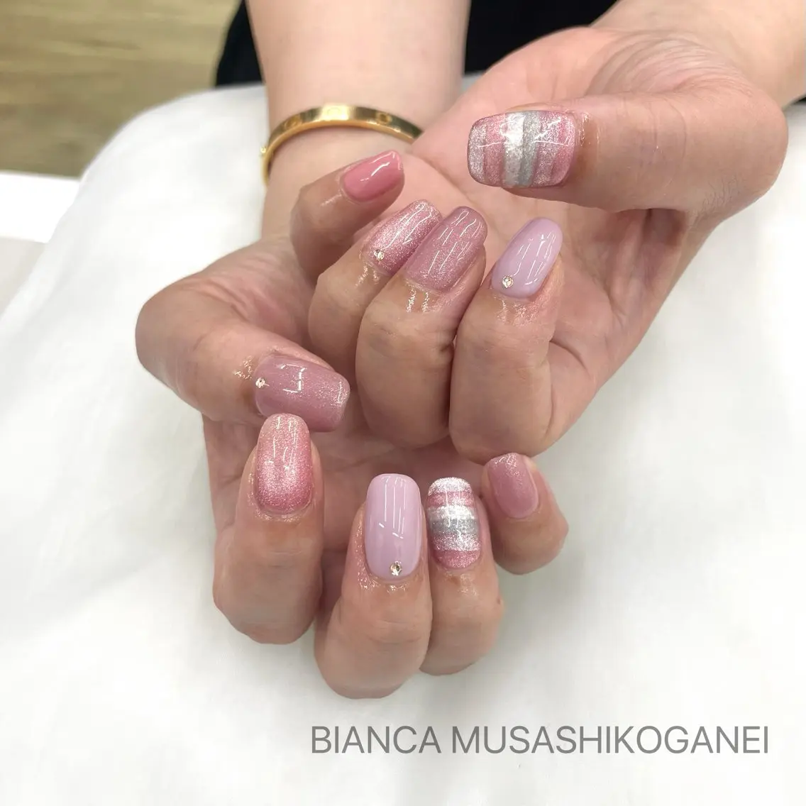 ネイル ハンドネイル Bianca🫧 SHIMIZU🩰のネイルデザイン