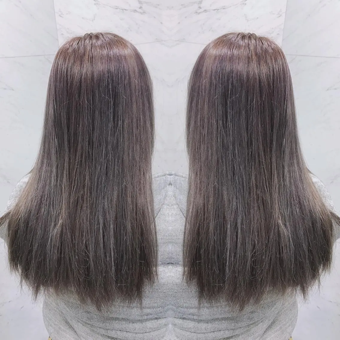 ロング カラー ヘアカラー 重政 和樹のヘアスタイル