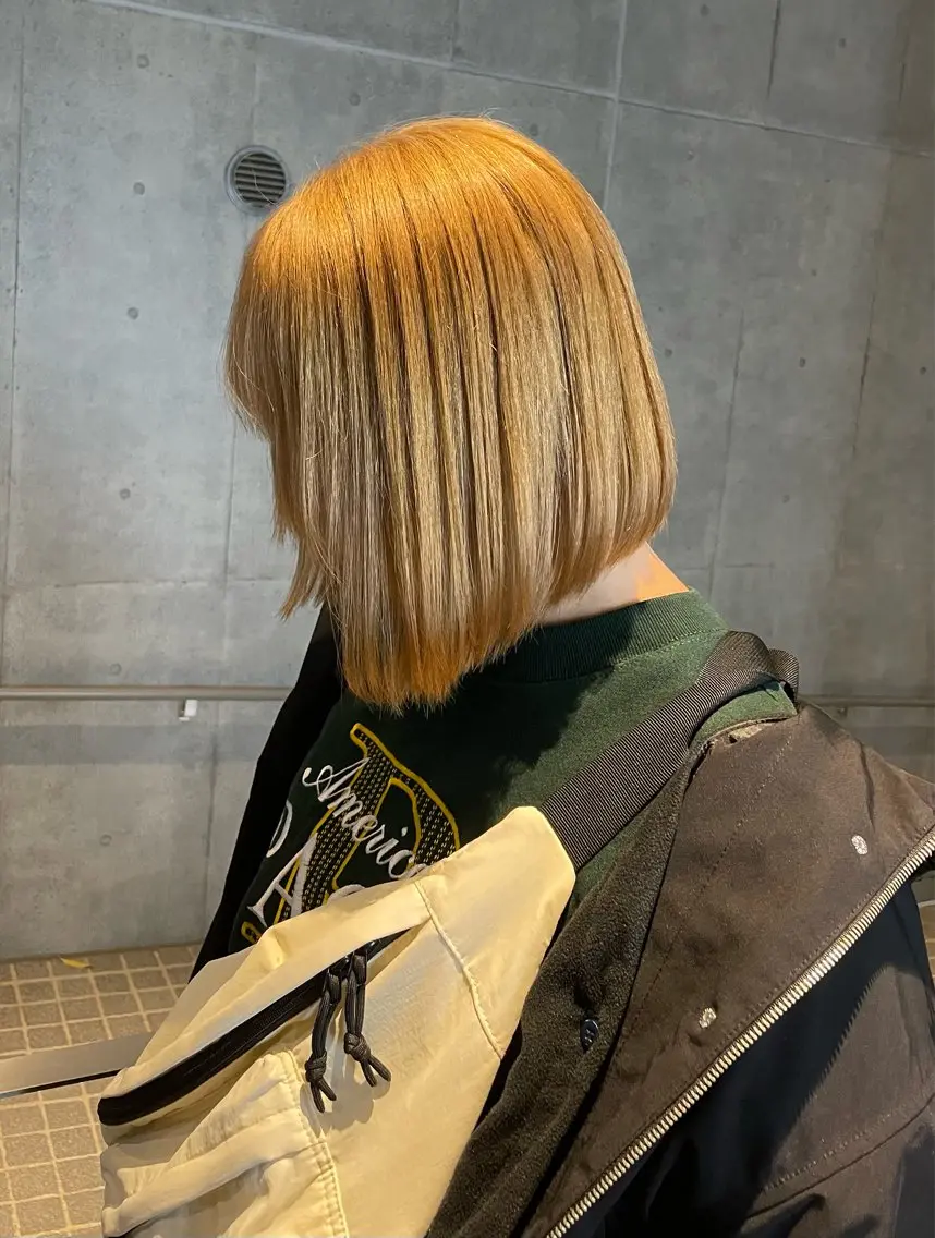 ミディアム カラー 🌈メンズパーマ🌈 メンズカットアリサのヘアスタイル