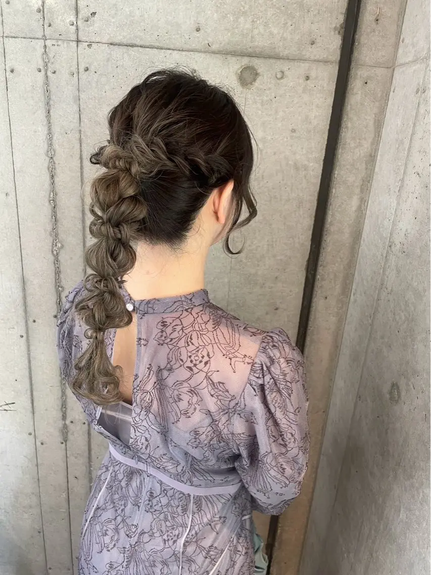 ヘアアレンジ ヘアセット 美髪× ヘアセット✨Araiのヘアスタイル