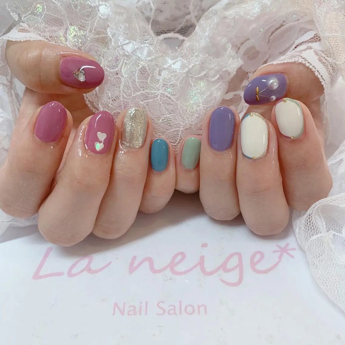 ネイル La neige* yuki 🐩🌙のネイルデザイン
